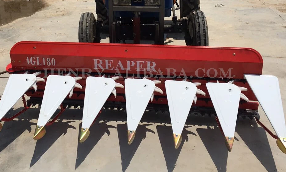 Power tiller reaper used in crops harvesting