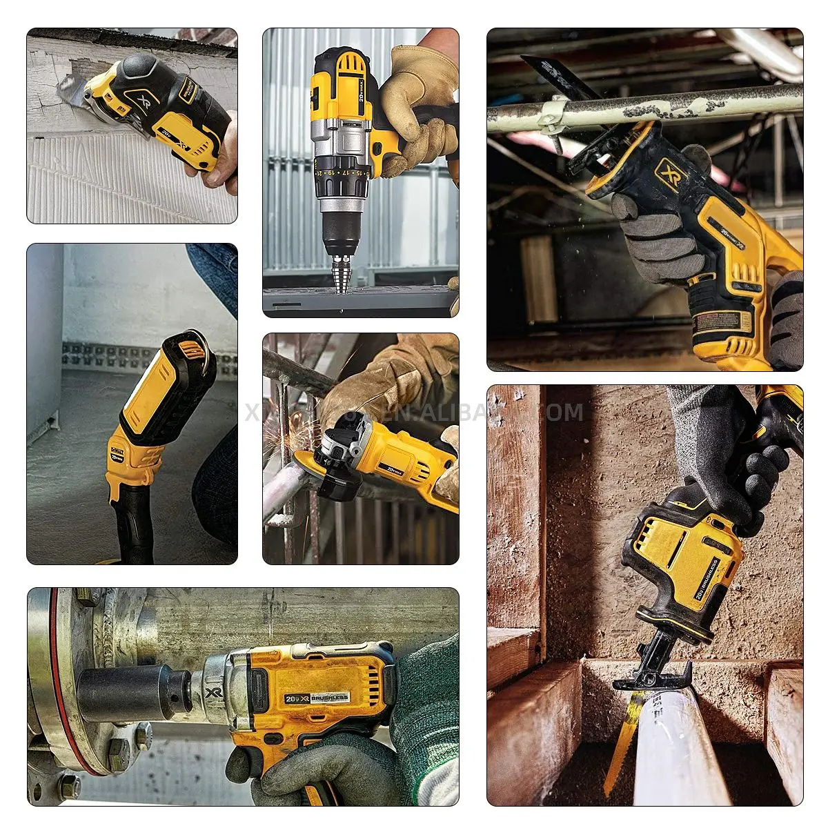 Горячая замена для электроинструмента Dewalt батарея DCB200 DCB201 DCB205 20 в 6 0