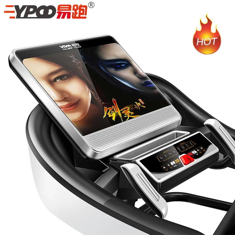 YPOO Treadmill Ac Motor Exercise Running Machine Foldable Treadmill Gym Fitness Motorized Treadmill