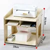 Estante blanco para impresora