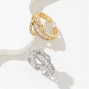 Ring Romantic love Elegant Dainty Artware Bohemian Style 2026 New Textured Cristamas Copper Zircon Smart Ring