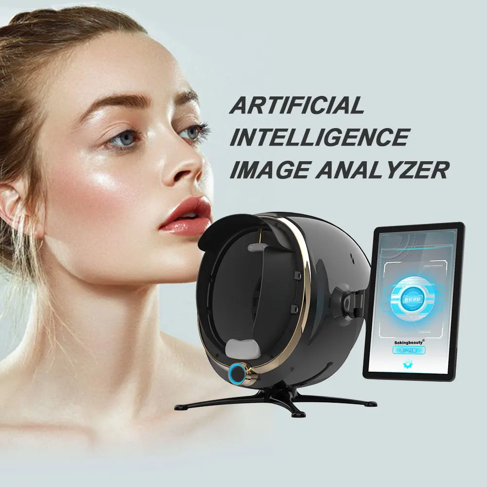 Skin Detection Analyzer Colorimeter Facial Skin Age Analyzer Skin Analysis and Facial Machine