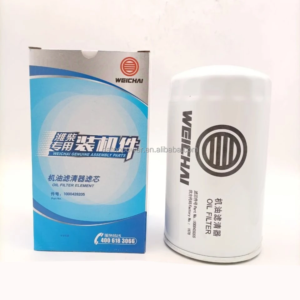 Weichai Wp12 Wp13 diesel Engine Oil Filter 1000428205