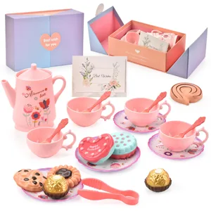 Girls Little Camping Play House Simulation High Tea and Dessert Set Gift Toys