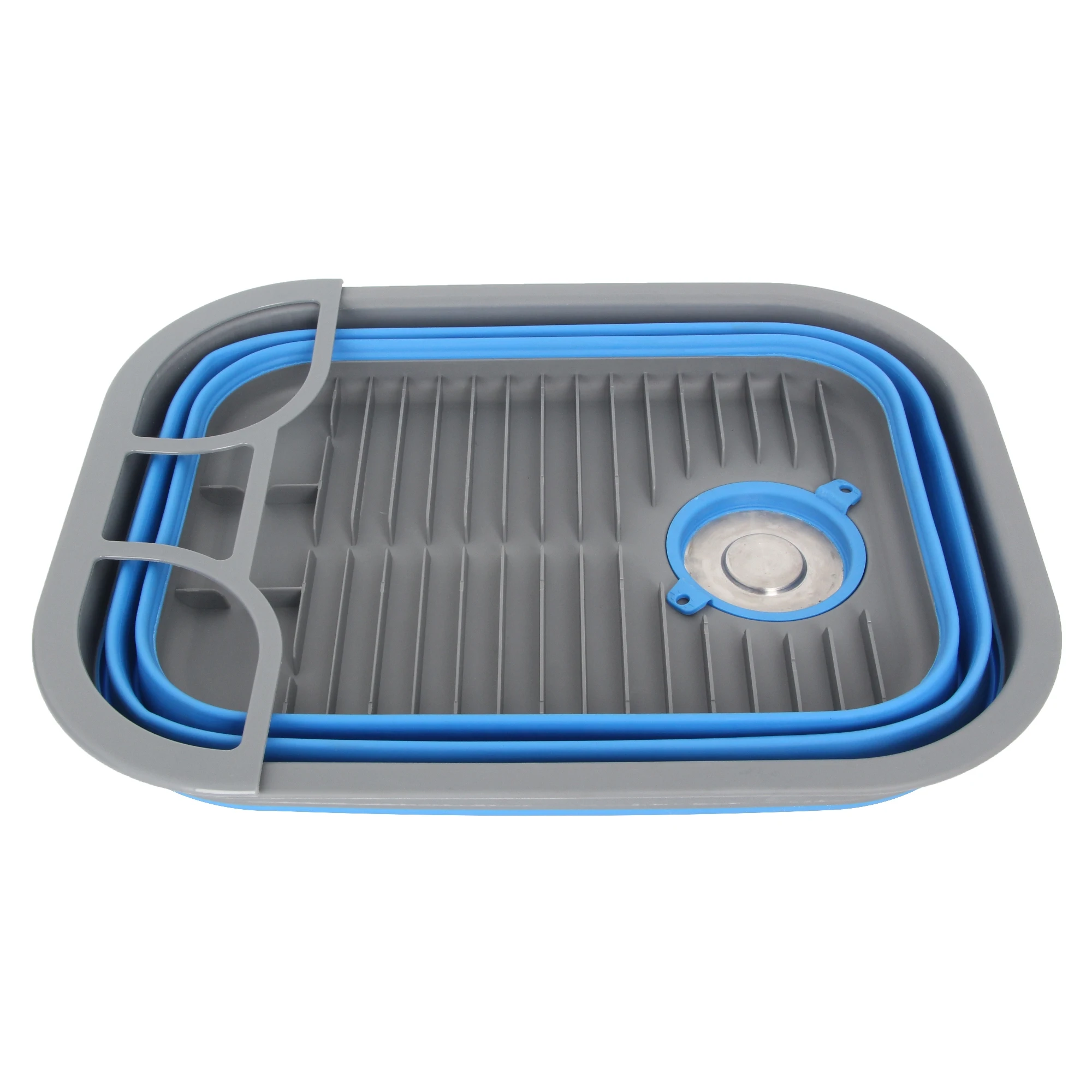 Portable Dinnerware Folding Washing Up Bowl Dish Tray Foldable Drying Rack Set Collapsible Dish