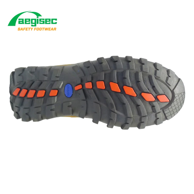Защитные ботинки AEGISEC со стальным носком, нубуковая кожа, нескользящая резиновая подошва, промышленные мужские защитные рабочие ботинки