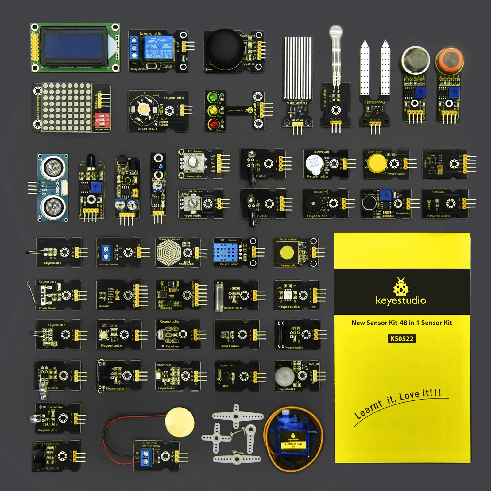 Source Keyestudio 48 in 1センサースターターキット、Arduino DIY