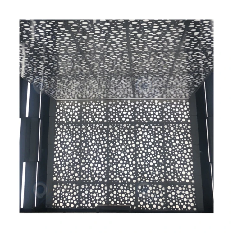 New Design Decoration Laser Cutting Pattern Design Aluminium Perforated Exterior Building Facade Panel