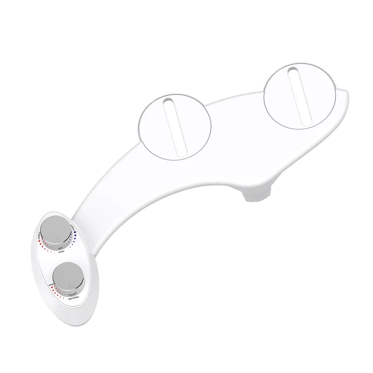 Cold Water Control Bidet Non-electric Bidet Spray Kit for Toilet Seat, Dual Enema Nozzle Bidet Toilet Attachment