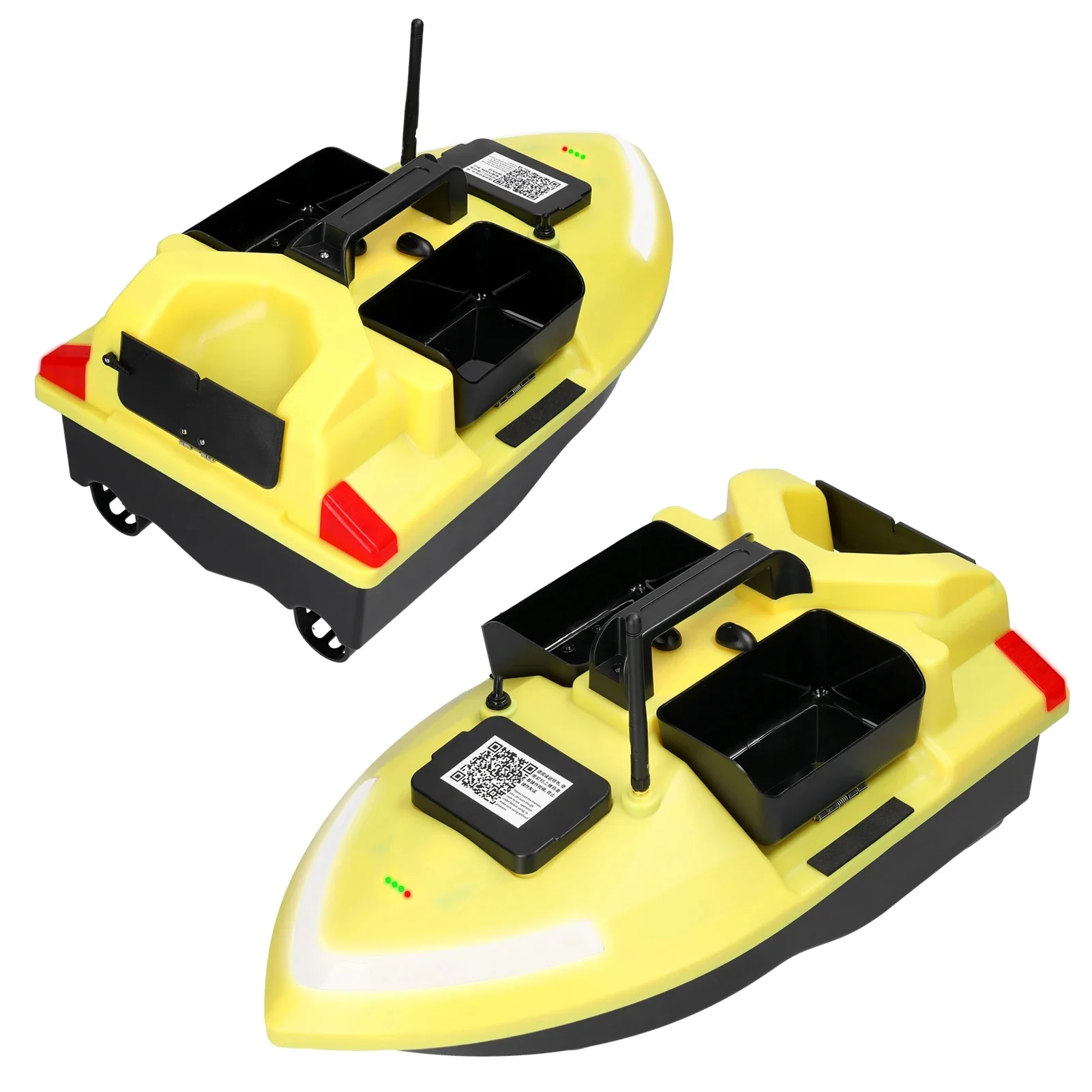 Flytec V020 Bait Boat GPS Fishing Bait Boat 500M With 3 Bait Tanks Fish Finder 2KG Loading Automatic Cruise/Return Fishing Boat