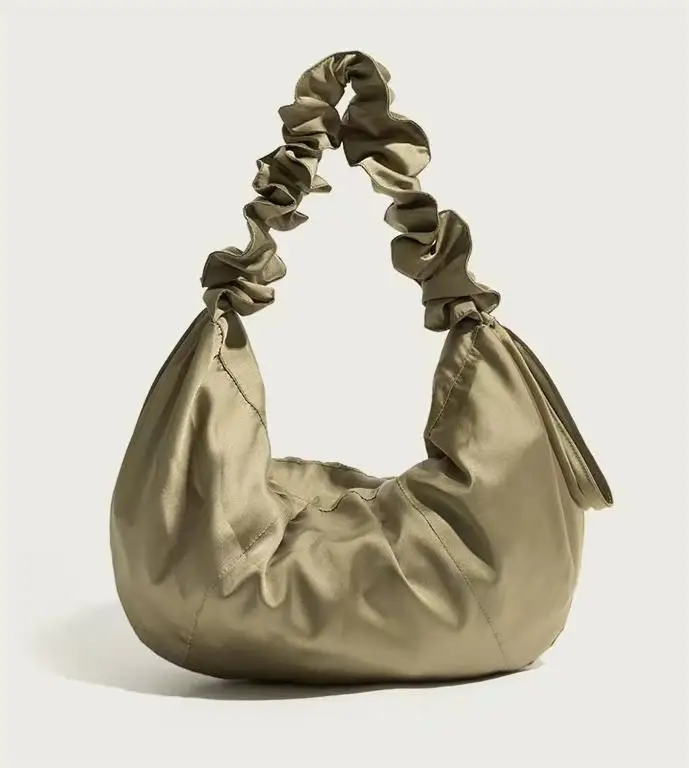 Latest Design Bag Silky Satin Dumpling Underarm Shoulder Bag Women ...