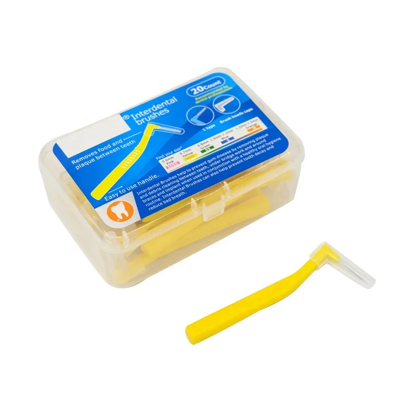 Disposable Interdental Toothpicks Brushes Ergonomic Fits Teeth Brushes