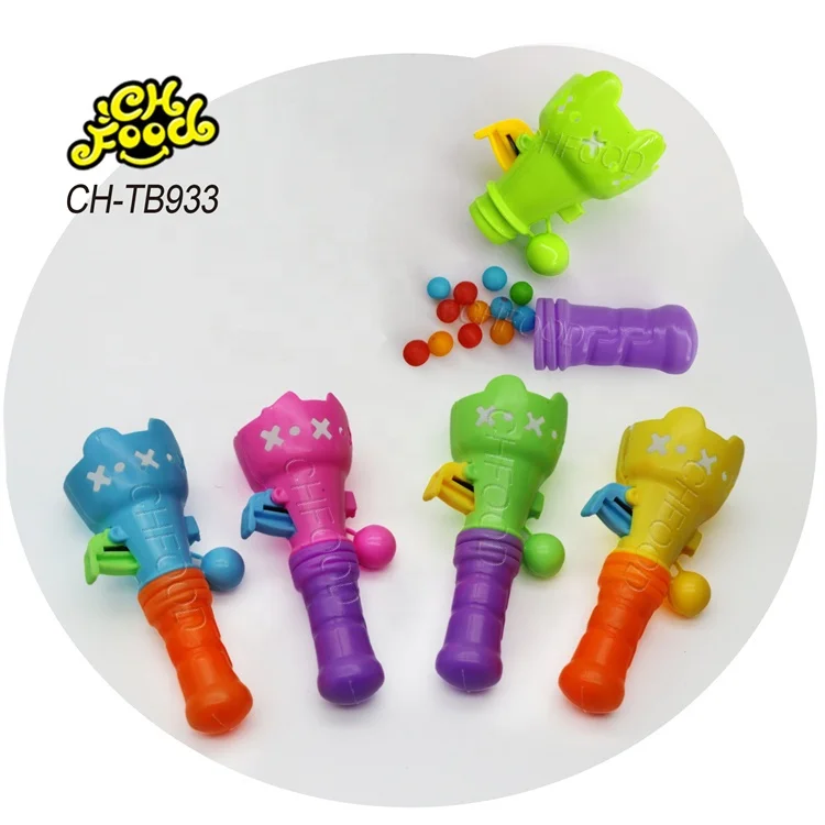Candy Toy Wholesale Custom Private Label Jumping Basket Catch Bouncing Ball Catapult Toy with Tablet Candy for Kids OEM/ODM