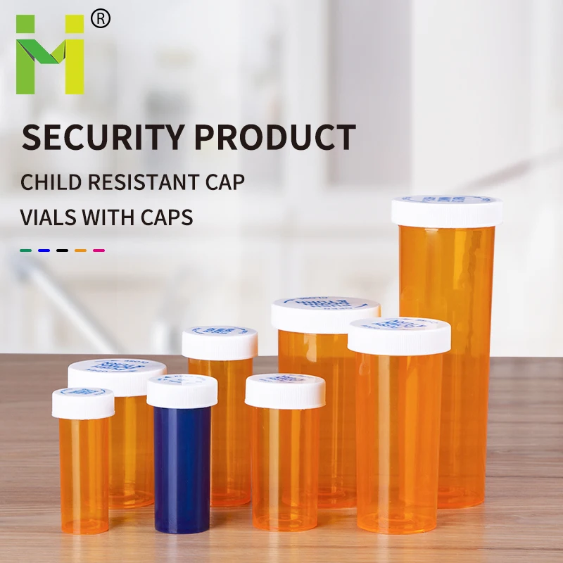 Plastic Screw Cap Small Empty Plastic Pill Other Medicine Container Bottles Tablet Bottle