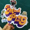 No lamination Thicker sticker for outdoor use