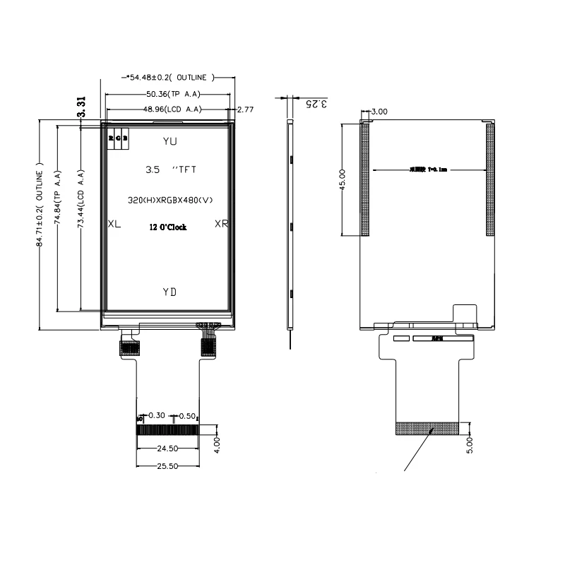 normally white transmissive lcd panel factory