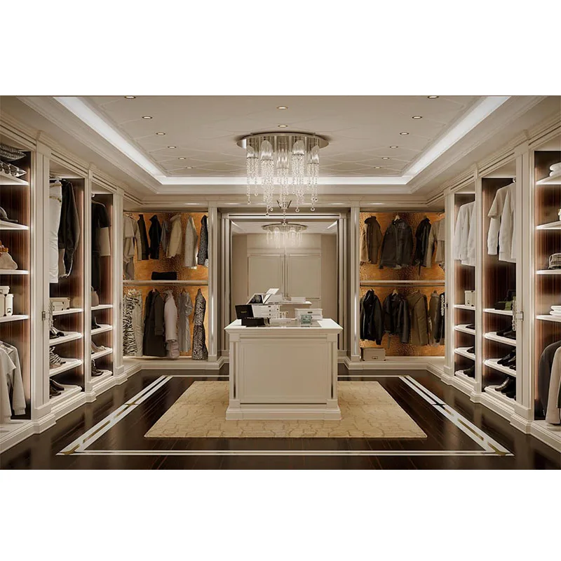 Dressing Room Modern Luxury Walk in Closet Bedroom Furniture Wardrobe