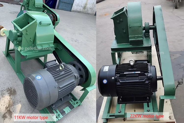 Diesel Driven Bamboo Wood Grinder Small Trunk Sorghum Rod Straw Crusher with Engine Bearing Core Components Named Wood Chipper