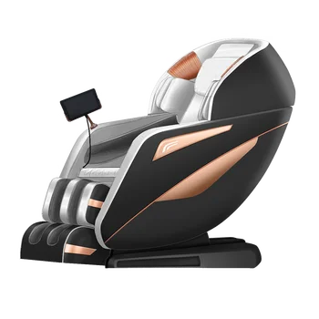 4D SL track Heated Full Body Massage Chair Foot Spa Massage Seat Zero Gravity Massage Chair