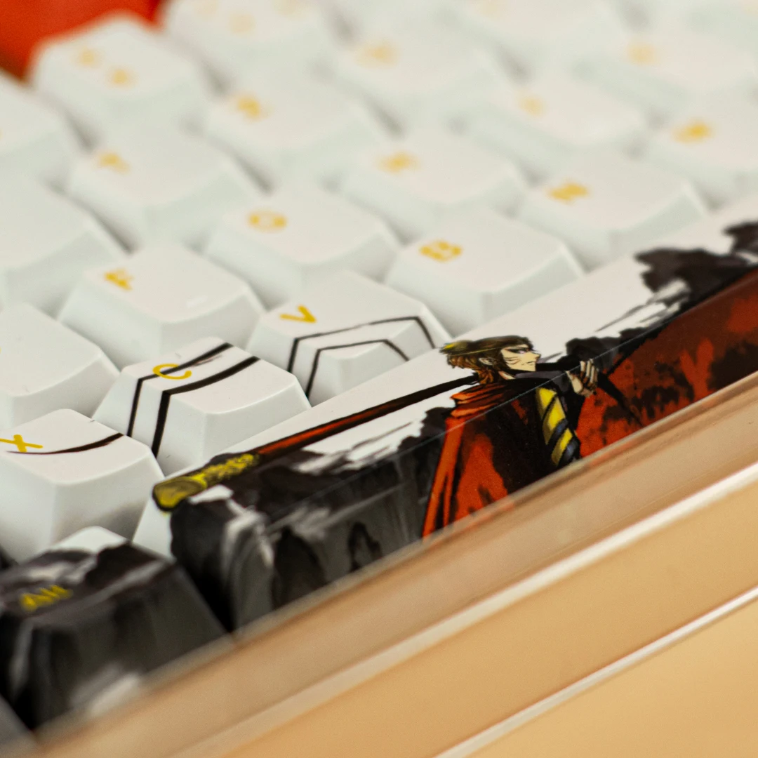 Customizable Design Goku Keycap German ISO De Keycaps Oem Profile PBT Dye Sublimation Cartoon Custom Keycaps