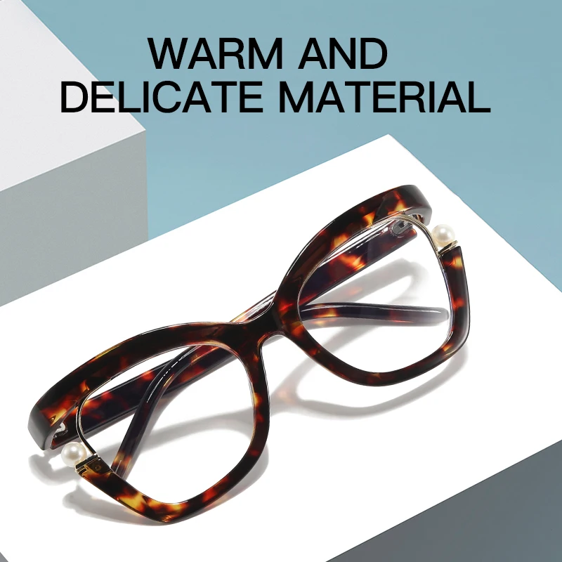 Glazzy Y2K Pearl Eyewear Frame Stylish Sunglasses Women Colorful Sun  Glasses Clear Anti Blue Light Glasses - Main Image