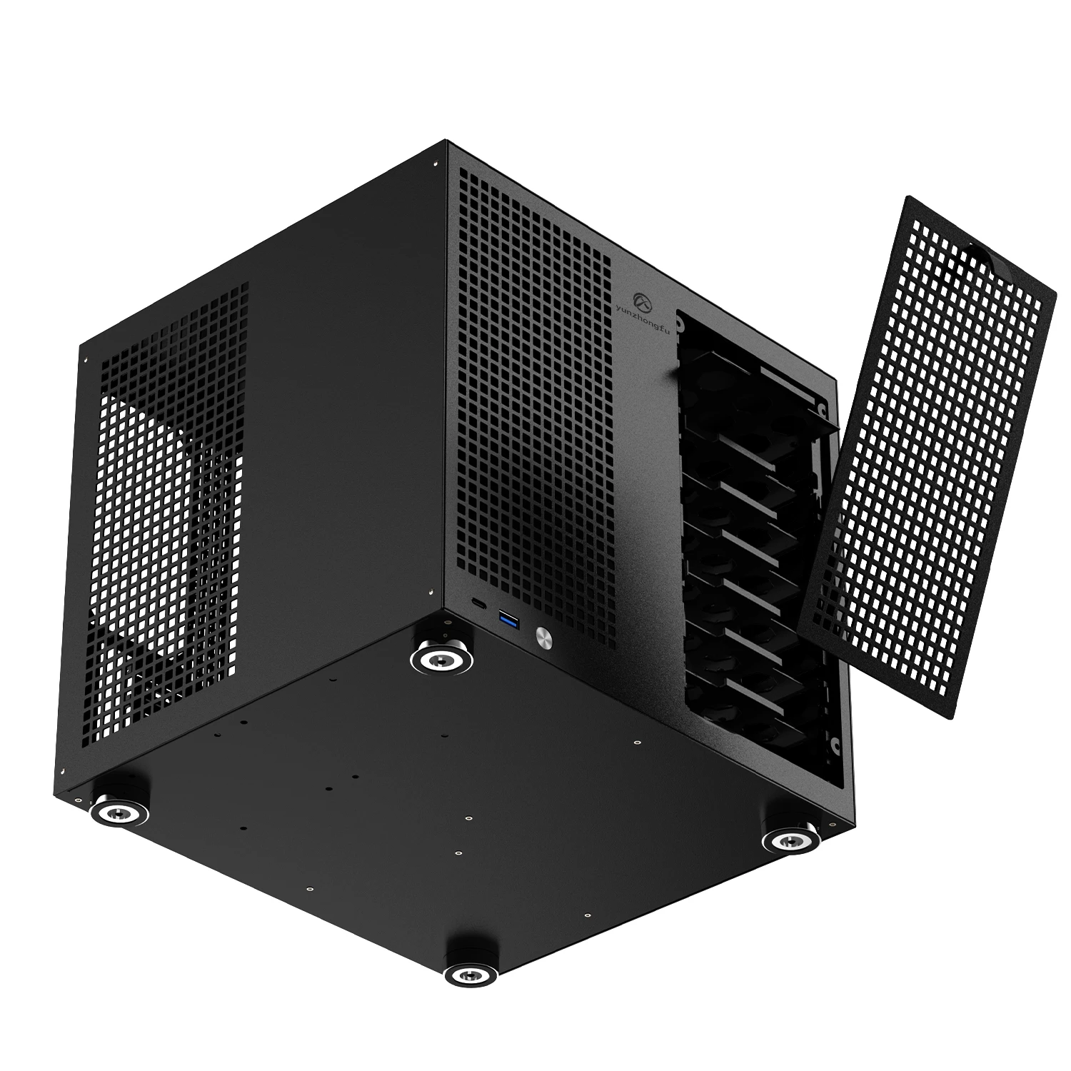 Sagittarius 8-Disk NAS ATX Chassis for Synology: Supports 8TB SATA