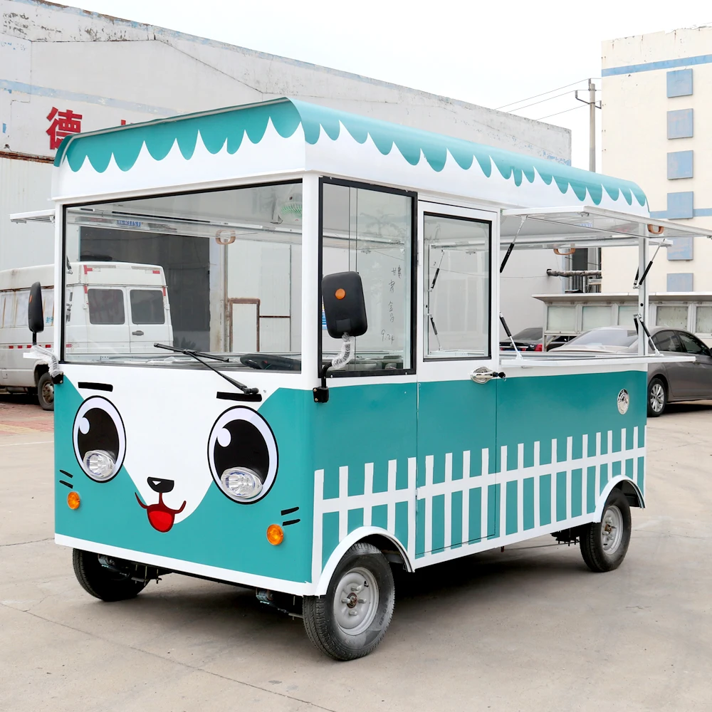 Chinese Manufacturer Stainless Steel Customized Mobile Food Trailer Food Truck