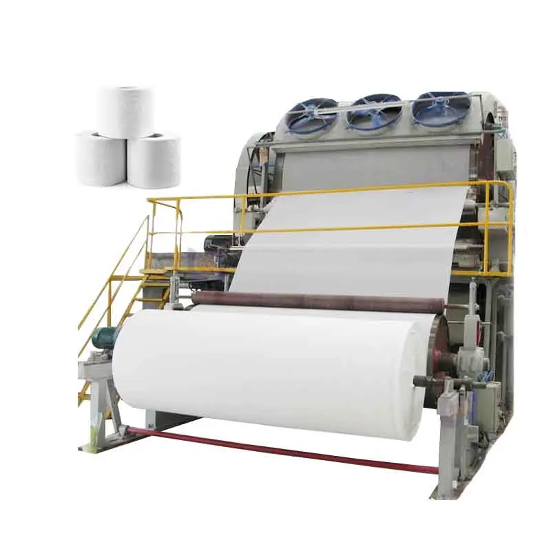 2024 most popular toilet tissue paper making machine high quality and efficiency waste paper recycling environment friendly