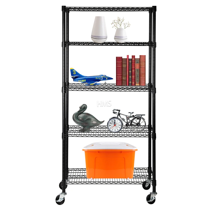 Nsf Approved Chrome Wire Shelving Steel Wired Shelving With Wheels
