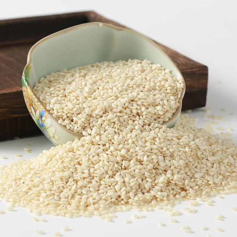 Natural sesame Raw sesame hulled white sesame for sal