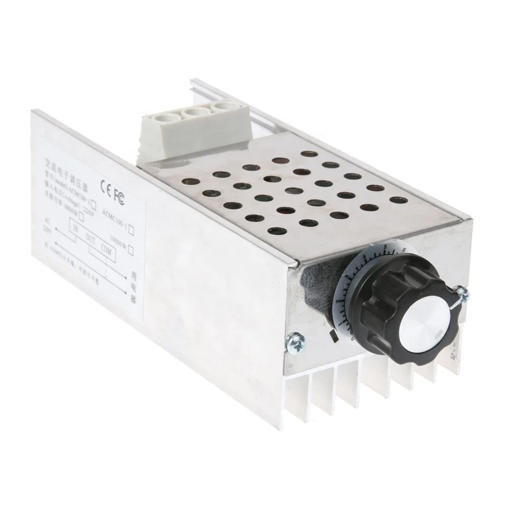 New 110V 220V 10000W SCR Speed Controller Voltage Regulator Dimmer Thermostat 