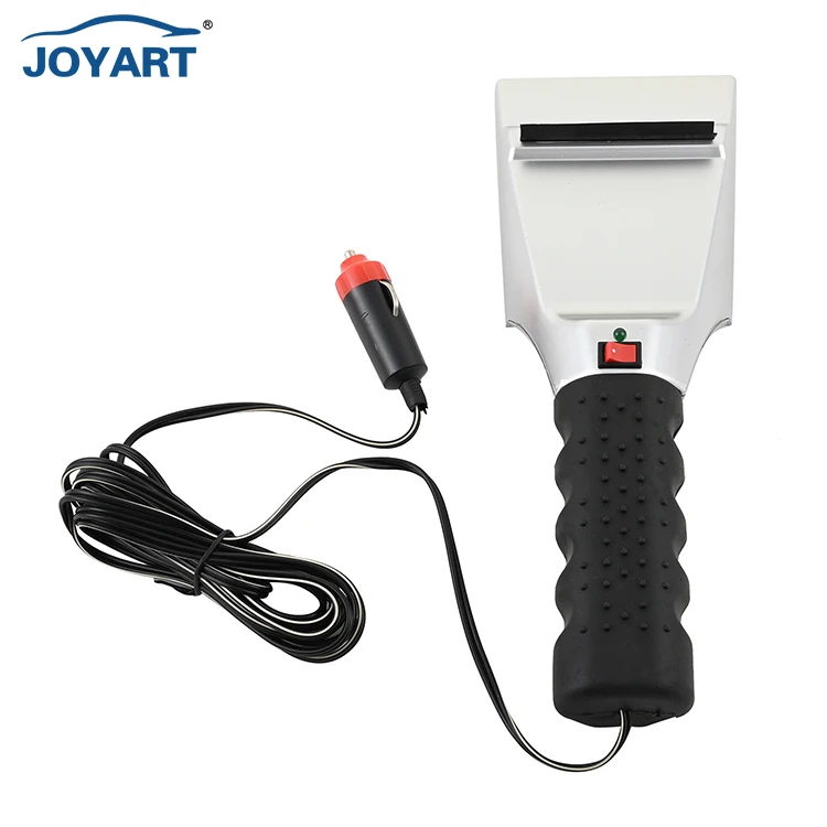 12V Electric Heated Automobiles Cigarette Lighter Snow Removal Shovel  Windshield Glass Defrost Car Ice Scraper