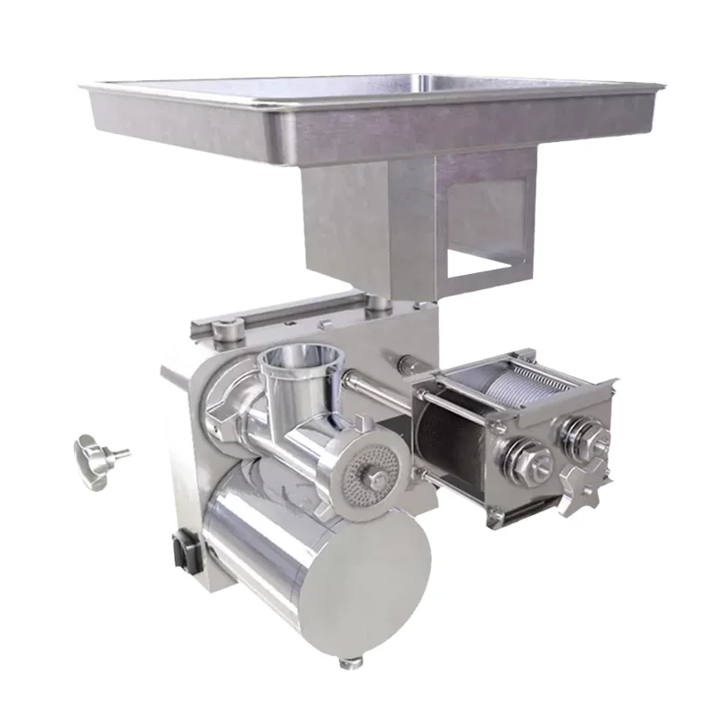 Stainless Steel Refrigerated Meat Grinder Automatic Meat Slicer for Kitchen Use