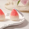 Pack de fresas rosa-blanco de gran tamaño