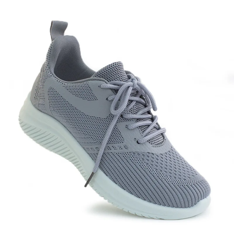 Summer Breathable Woven fabric mesh Comfortable Lightweight Casual shoes Plus-size Wholesale  women sports shoes