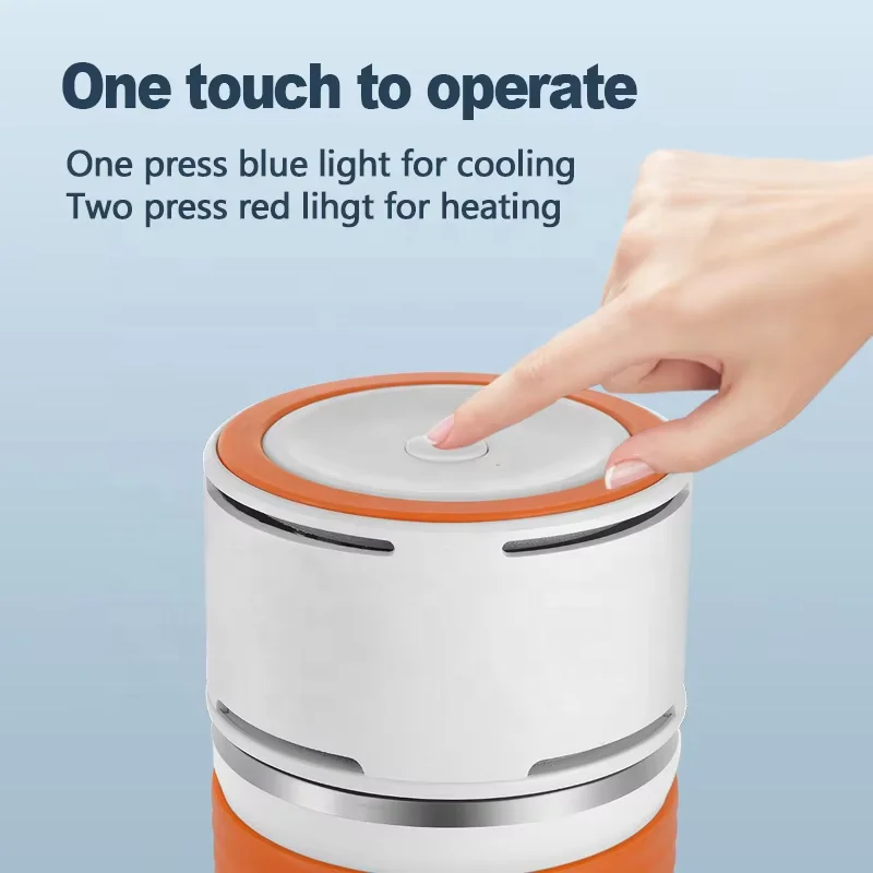 Quick Cooling Cup Heating and Keeping Warm Portable Outdoor USB Vehicle-mounted Cooling Cup Constant Temperature Cup 5