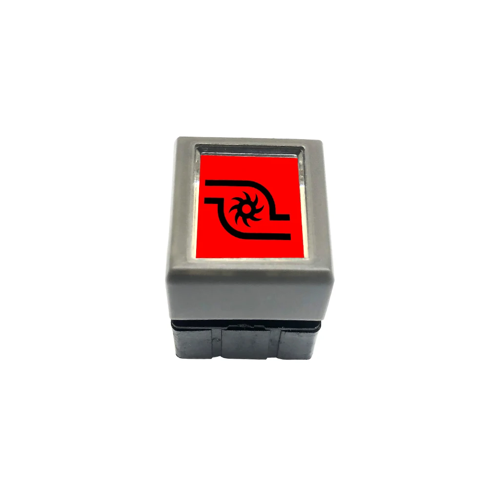 NKK RGB Backlight SPI Led Lcd Oled Display Screen Momentary Programmable Push Button Smart Switch