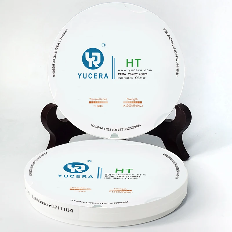 Good Price Dental Zirconia Block Dental Zirconium Blank Ht White Zirconia Disc for Aesthetic restoration