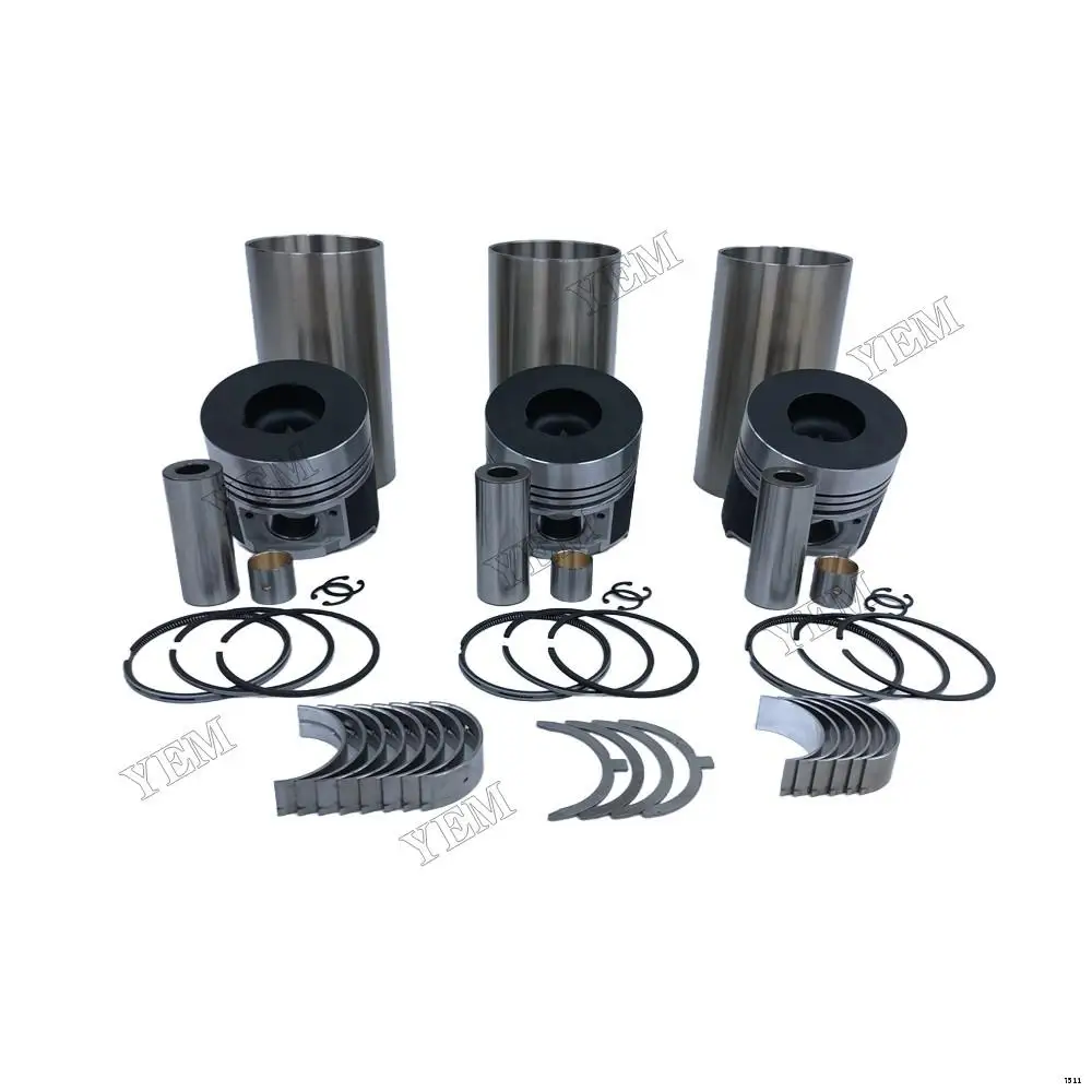 D3200 Engine Rebuilding Kit With Cylinder Piston Rings Liner Bearings for Kubota
