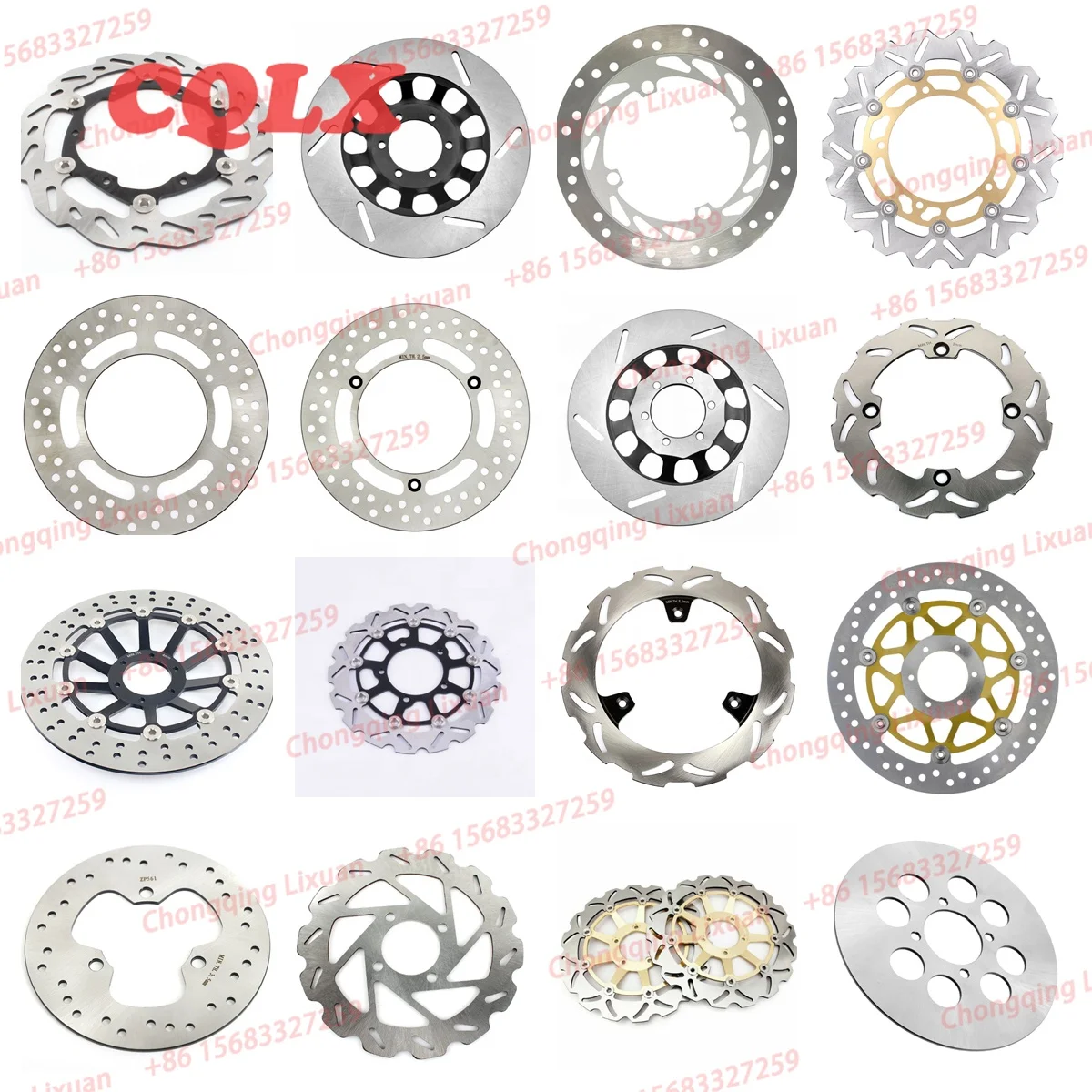 Motorcycle Part Disc Brake Front 240mm Motorcycle Disc Brake Kit for Kawasaki GPZ250 GPZ305 KH100 KH125