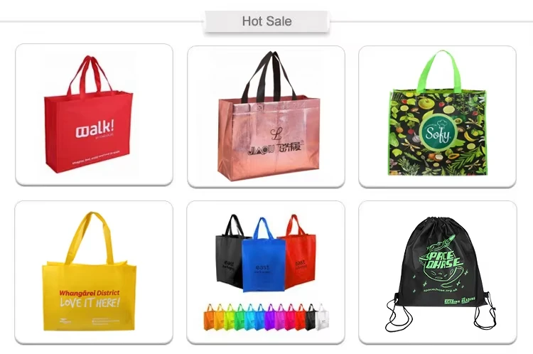 Luxury Colour Laser Non-woven Bags Reusable Promotion Tote Shopping Bag manufacture