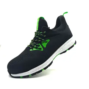Customized Summer Style Low-Top Casual Sports Shoes Durable Labor Protection Anti-Slip Anti-Puncture Fly-Woven Mesh Daily Work