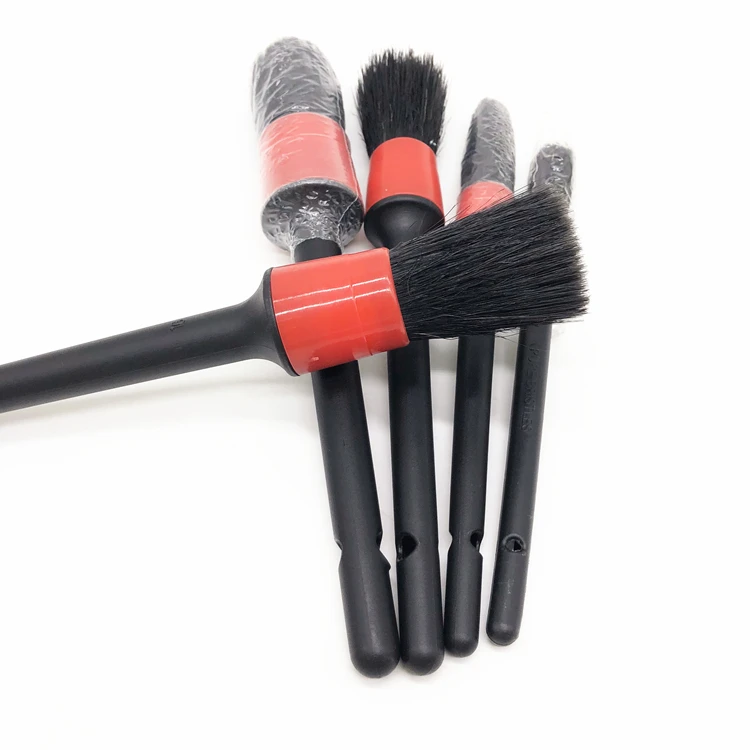 ERINGOGO 5pcs Engine Cleaning Brushes Automotive Detailing Brushes  Scratch-Free Brush Wood Handle Brush Wheel Detailing Brush Car Brush for  Rims