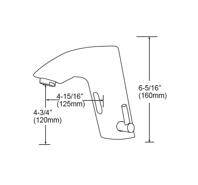 Automatic Infrared Sensor Bathroom Basin Faucet