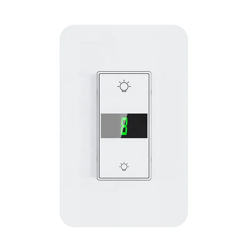 US 2024 New Model Milfra Smart Dimmer Switch Digital Display 3 Way Dimmer Smart Switch Works with Siri Neutral Wire Required