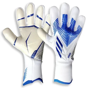 High Quality China Football Professional Customize Latex Soccer Goalkeeper Goalie Gloves Sport Black Rubber Goalkeeper Gloves