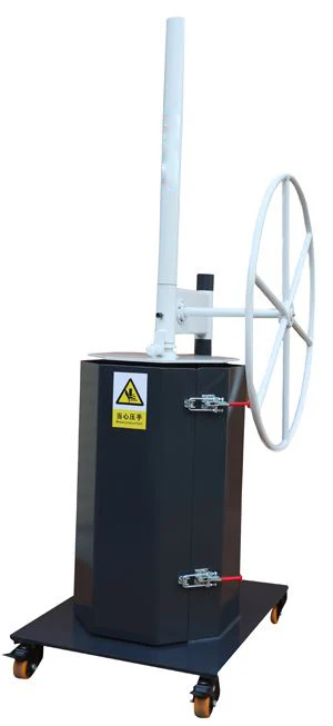 Waste Wheelie Bin Stocked Compactor Garbage Waste Compactor Manual Trash Compactor