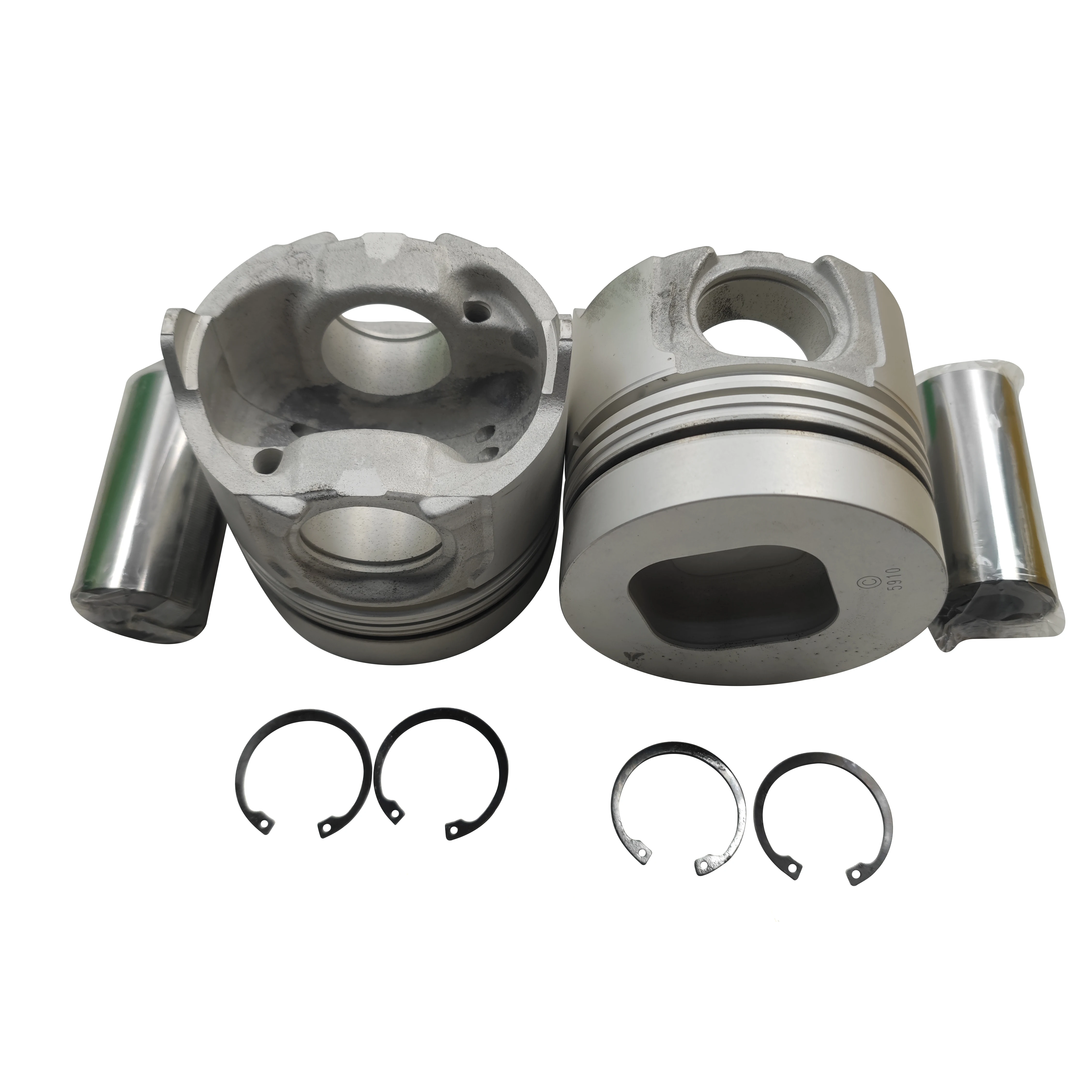 Piston With Pin 6SD1 Square Bottom Without Valve Position 1-12111-591-0 Suitable for Isuzu Engine Parts - Gupta Tractor Spares Co.