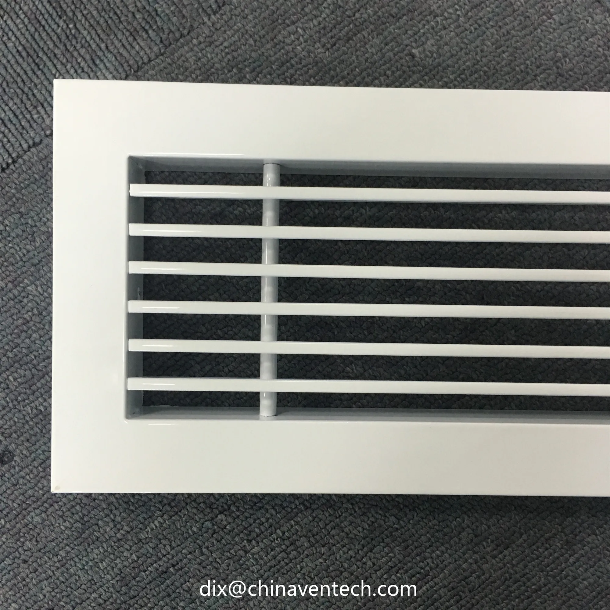 Hvac Air Conditioning Aluminium 0,15,30 Degree Fixed Blades Linear Bar Air Grille For Ventilation System