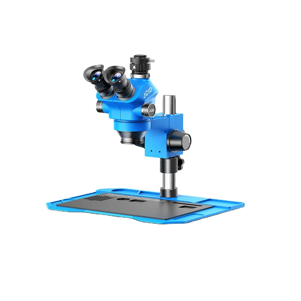 JCID M3750A 7-50X Trinocular Stereo Microscope for Mobile Repair